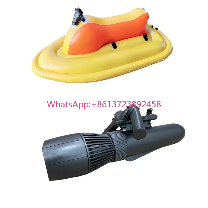 Jetski Fishing Equipment - 電動インフレータブルジェットスキー、700W水中ブラシレススラスタ搭載、電動フローティングサーフフィッシングボート