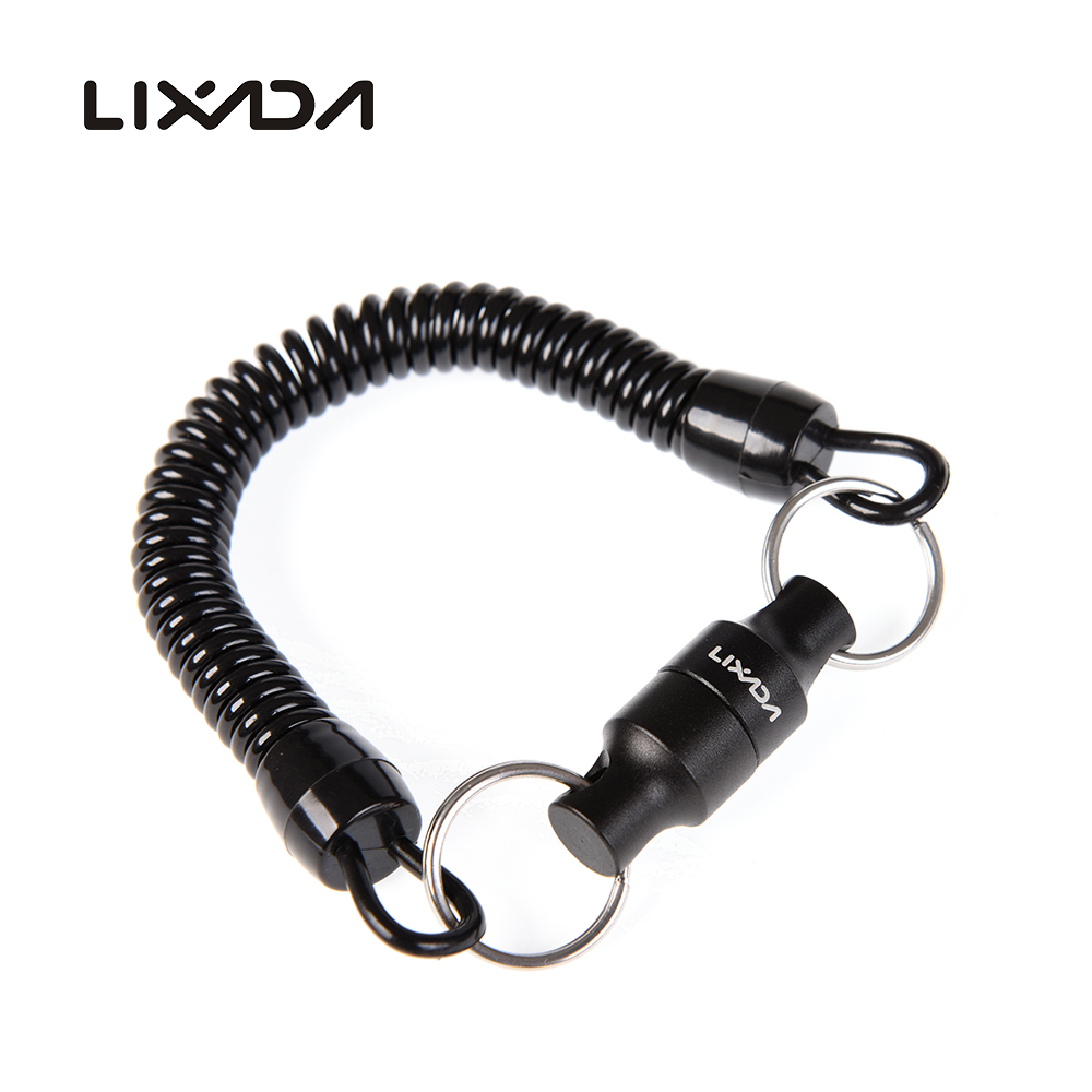Fishing Equipment Net - Lixada-フライフィッシングネットリリースホルダー、ハンギングバックル付き、マグネットギア、フィッシングツール、ハンギンググリップ、保持ロープ