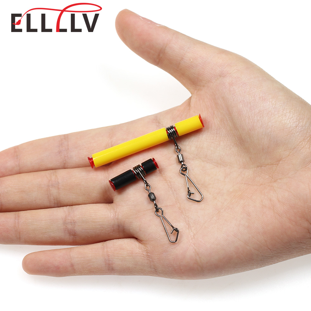Fishing Equipment On Sale - 卸売海釣りバランスブラックイエロープラスチックヘッド強力スナップストリングフックブラケット絡み防止釣り道具アクセサリー