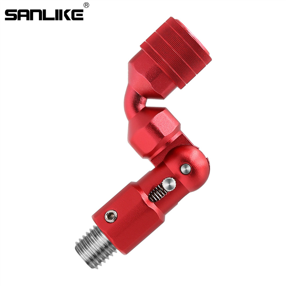 Fishing Equipment Net - Sanlike-折りたたみ式ジョイント,1/2インチ標準ヘッド,クイックリリースコネクタ,フィッシングネットヘッド,アルミニウム合金アダプター
