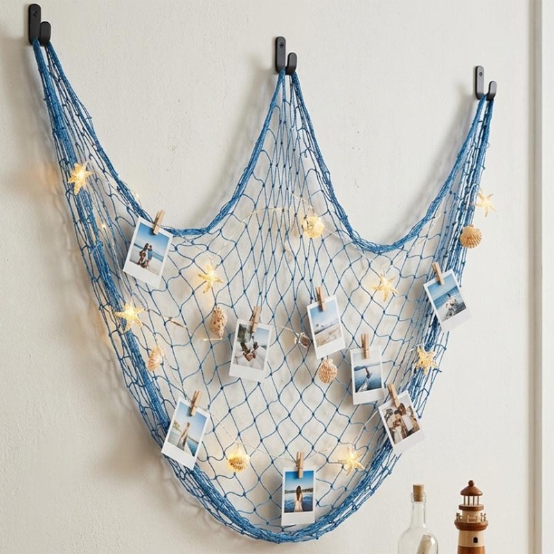 5/1x 装飾用漁網 誕生日パーティー用ロープネット 海をテ - Fishing Equipment Net のレビューと価格