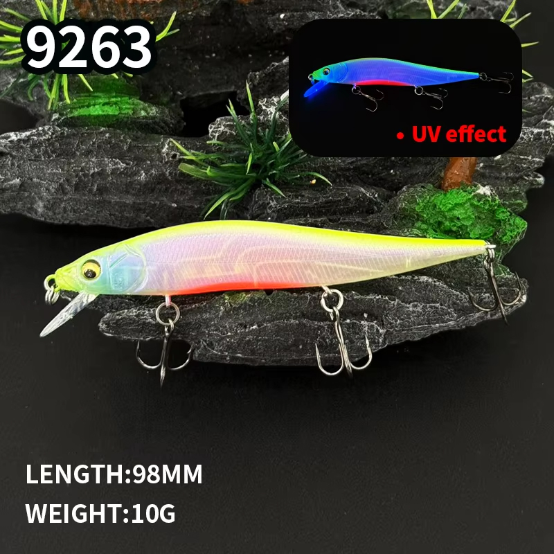 98mm 10g ジャークベイト ミノー フローティング サ - Fishing Equipment In Japanese のレビューと価格