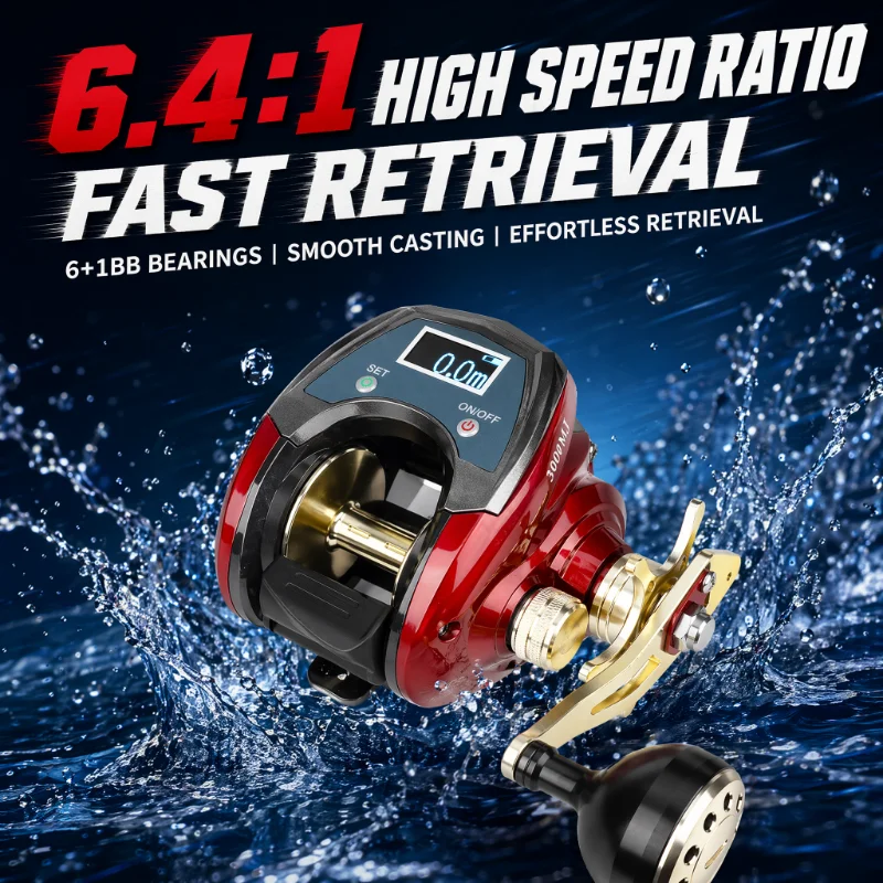 DEUKIO デジタルディスプレイ ベイトキャスティングリー - Electric Fishing Reel のレビューと価格