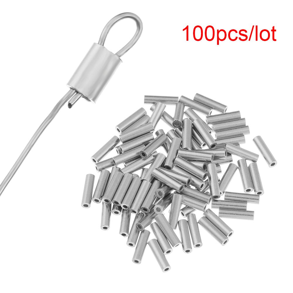 100ピース/ロット0.8ミリメートル/1.0ミリメートル/ - Fishing Equipment On Sale のレビューと価格