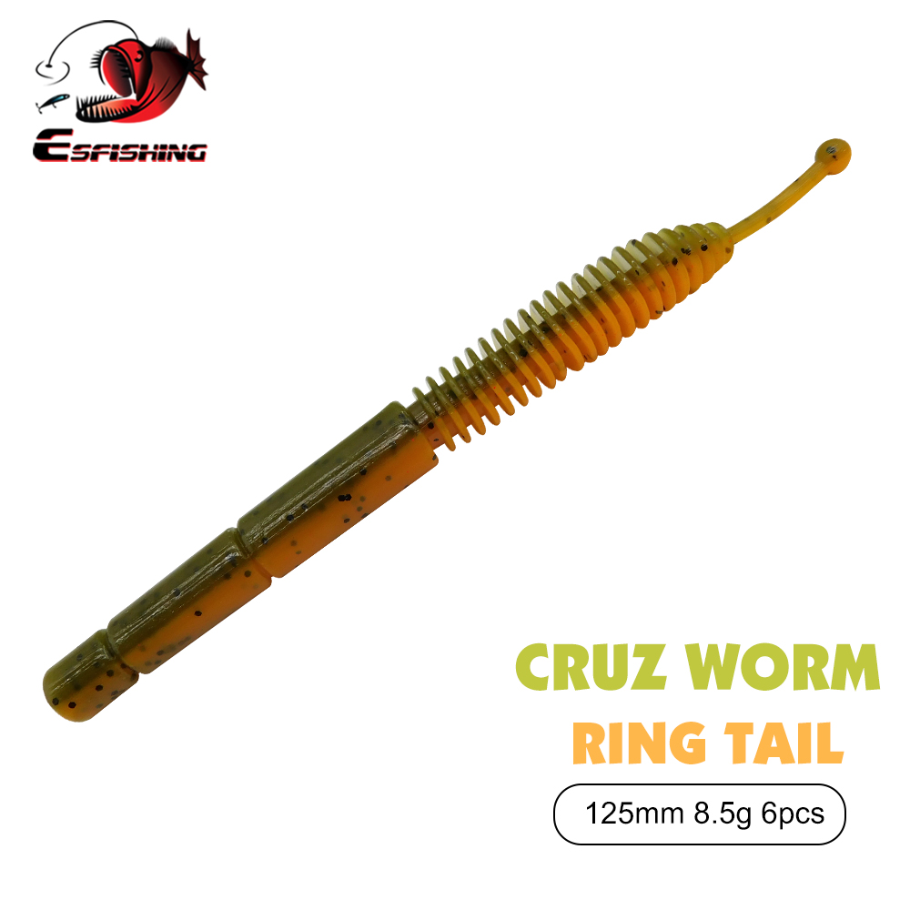 ESFISHING ソフトルアー クルーズワーム 125mm - Fishing Equipment Ebay のレビューと価格