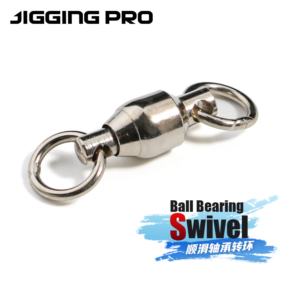 JIGGINGPRO ボールベアリングスイベル釣りアクセサリ - Fishing Equipment On Sale のレビューと価格