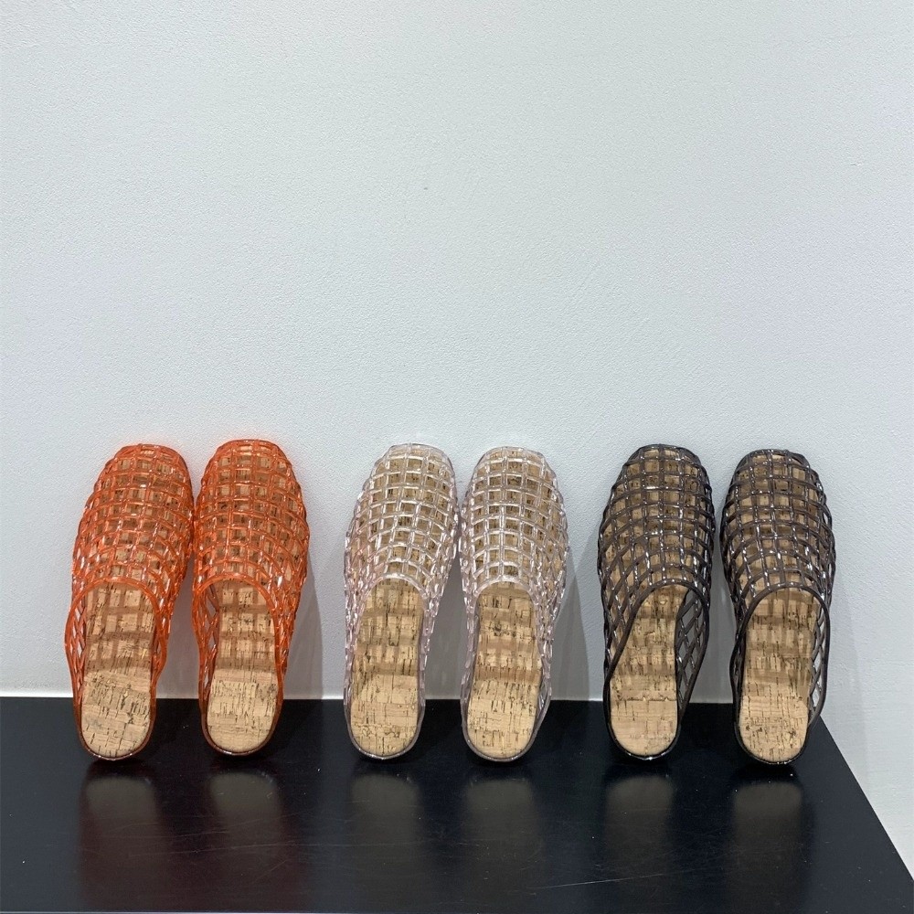 ラウンドトゥ PVC クリスタルスリッパ 滑り止め ソフトフ - Fishing Equipment Net のレビューと価格