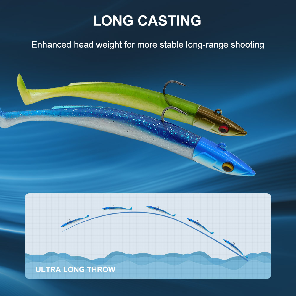 ESFISHING ソフトフィッシングルアー Leurre  - Fishing Equipment Ebay のレビューと価格
