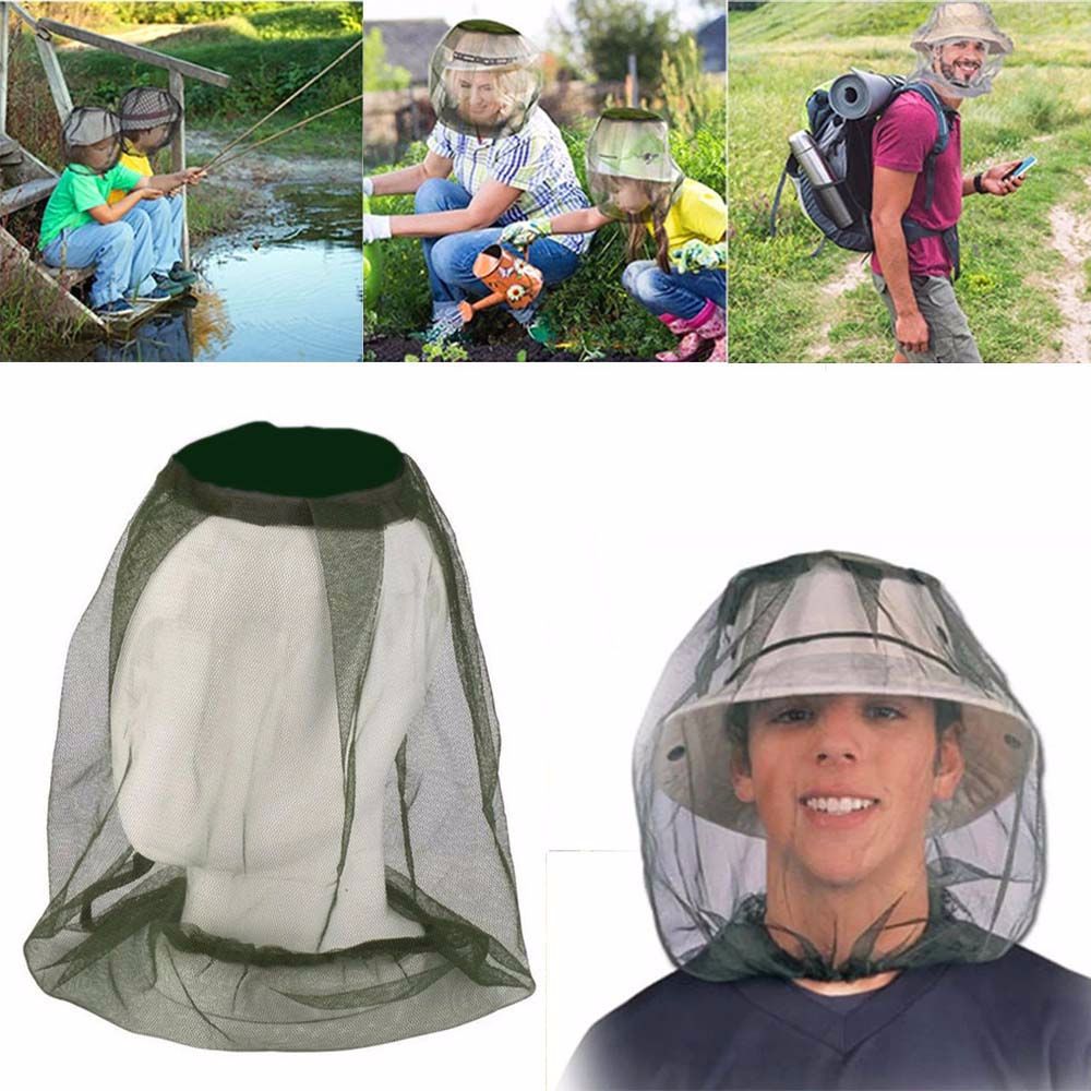 養蜂用蚊よけ昆虫対策旅行キャンプ用品蚊帳ヘッドカバーフェイス - Fishing Equipment Net のレビューと価格